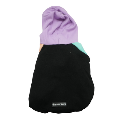 Color Block Cyber Punk Dog Hoodie