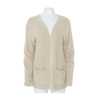 Beige Cardigan Sweater