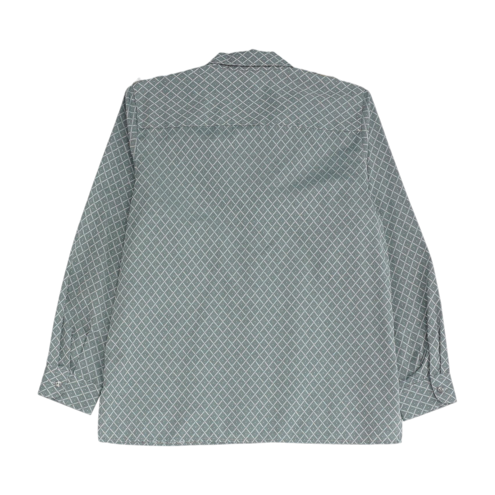 Gray Abstract Button Down