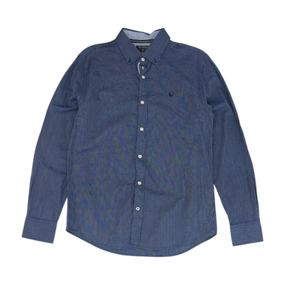 Blue Striped Long Sleeve Button Down