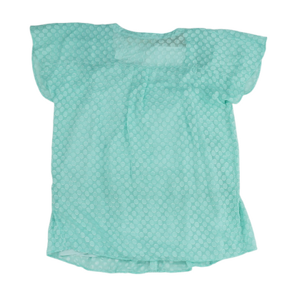Blue Polka Dot Button Down