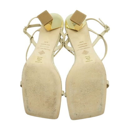 Beige Heeled Sandals