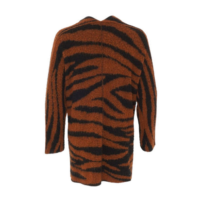 Brown Animal Print Cardigan Sweater