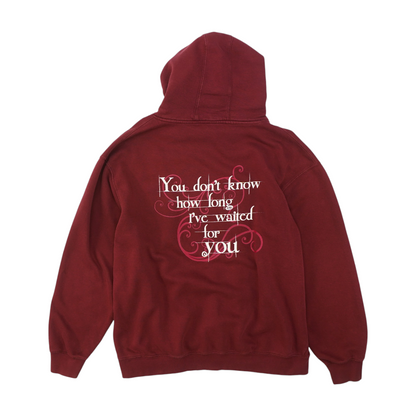 Maroon Solid Hoodie Pullover