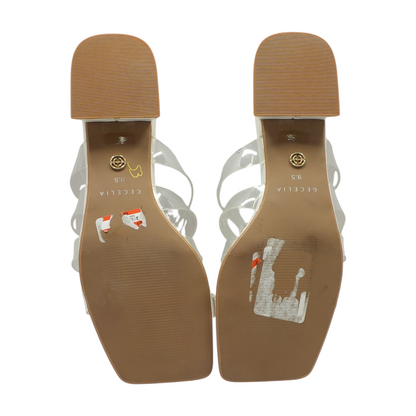 Clear Block Heels