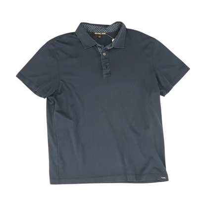 Natural Titanium Solid Short Sleeve Polo
