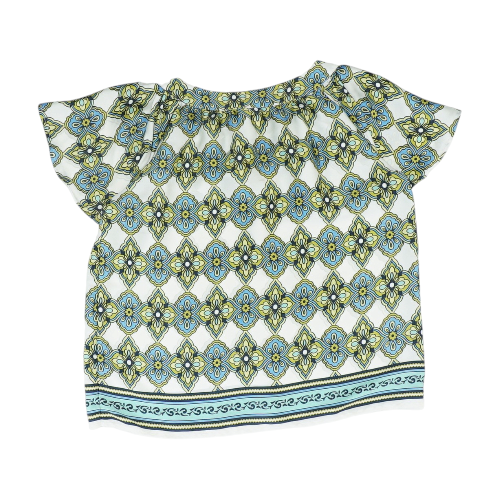 White Print Blouse