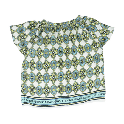 White Print Blouse