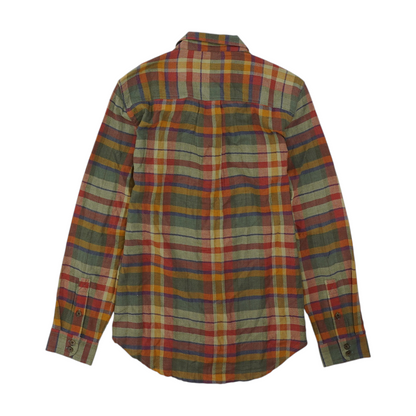 Multi Plaid Flannel Button Down