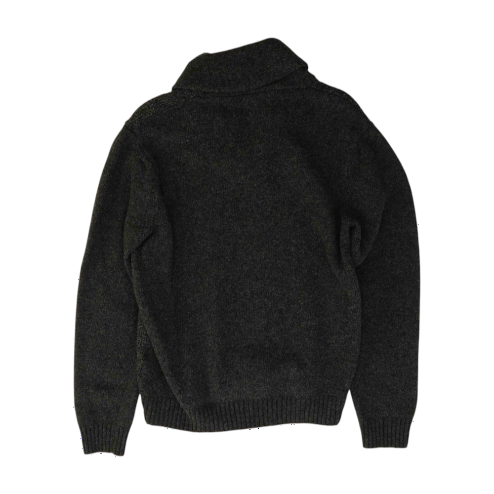 Gray Solid Pullover Sweater