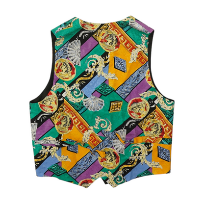 Vintage Multi Graphic Vest