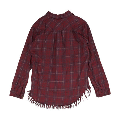 Maroon Plaid Button Down
