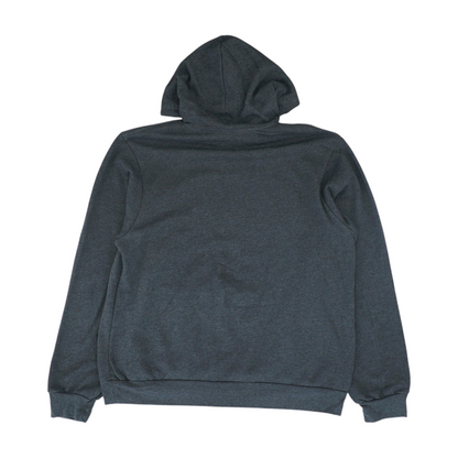 Gray Solid Hoodie Pullover