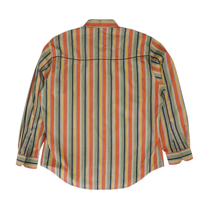 Multi Striped Long Sleeve Button Down