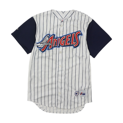 Vintage Men's White Anaheim Angels Short Sleeve Jersey