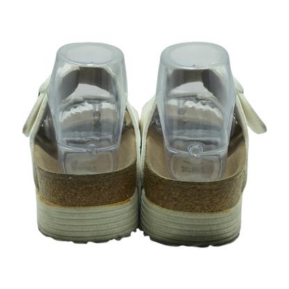 White Flat Sandals