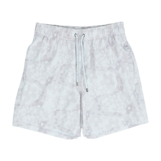 Beige Floral Swim Bottom