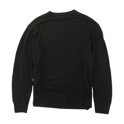 Dockers Black Solid Pullover Sweater – Image 2