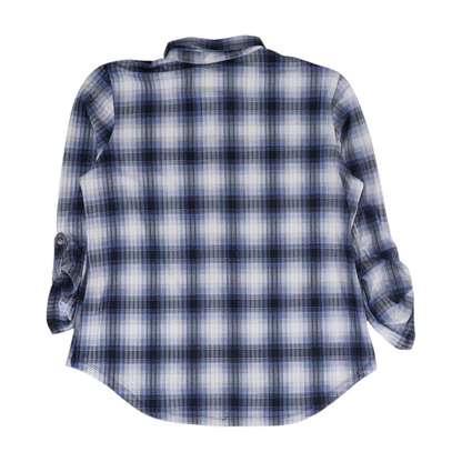 Blue Plaid Button Down