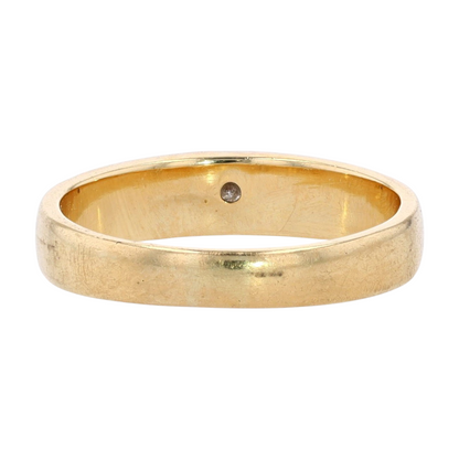 18K Yellow Gold Diamond Band Ring