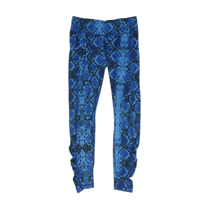 Blue Animal Print Active Leggings