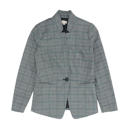 Gray Plaid Blazer