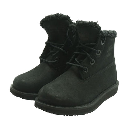 Premium Classic Black Leather Toddler Shoes