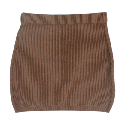 Brown Mini Skirt