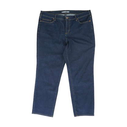Navy Plus Straight Jeans