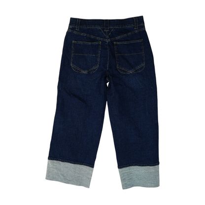 Blue Wide Leg Jeans