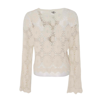 White Cardigan Sweater