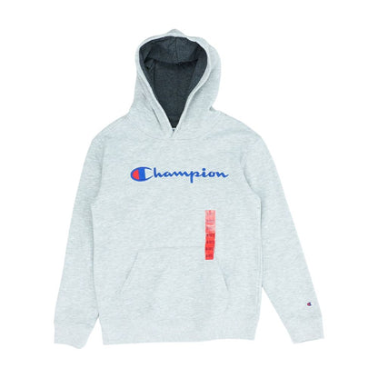Gray Solid Hoodie Pullover