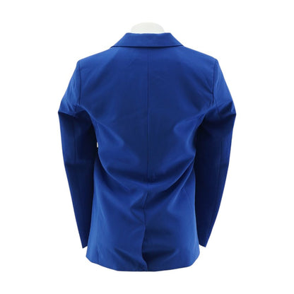 Blue Solid Blazer