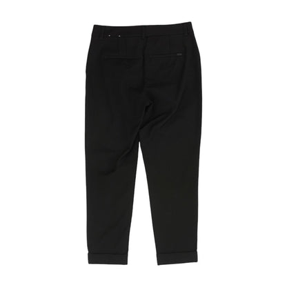 Black Solid Dress Pants