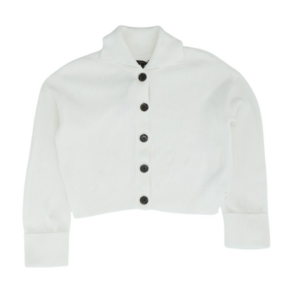 White Cardigan Sweater