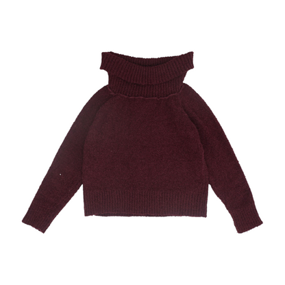 Burgundy Pullover Sweater