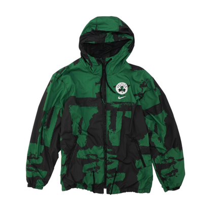 Green Boston Celtics Print Active Jacket
