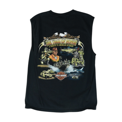 Black Solid Casual Tank