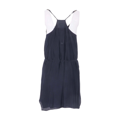 Navy Check Mini Dress