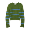 La Ligne Green Striped Pullover Sweater – Image 1