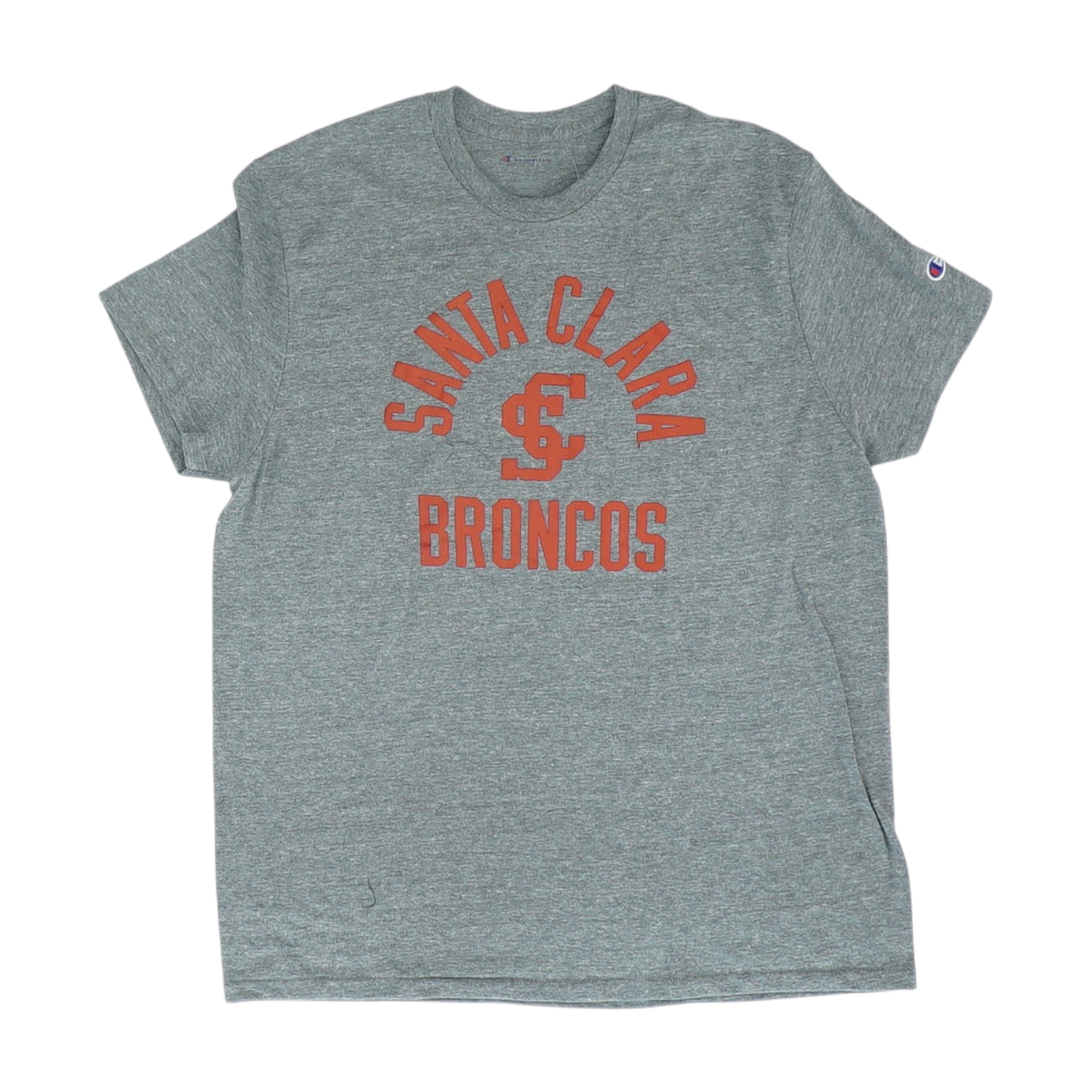 Gray Santa Clara Broncos Solid T-Shirt