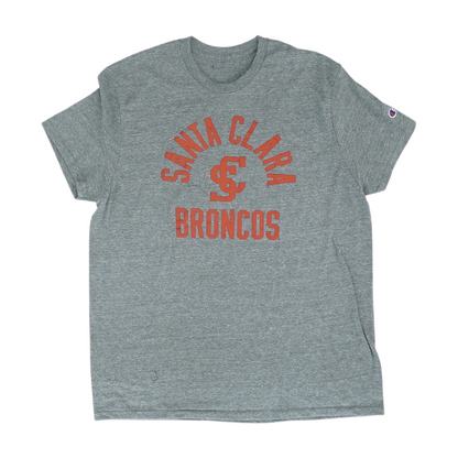 Gray Santa Clara Broncos Solid T-Shirt
