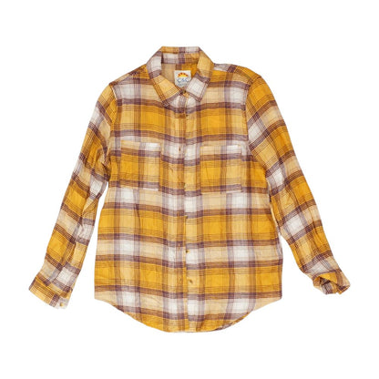 Yellow Plaid Button Down