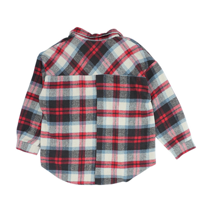 Multi Plaid Jacket Button Down
