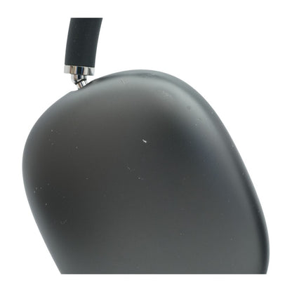 Space Gray AirPods Max (Lightning) with Blue Earpads