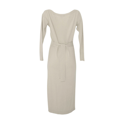 Beige Midi Dress