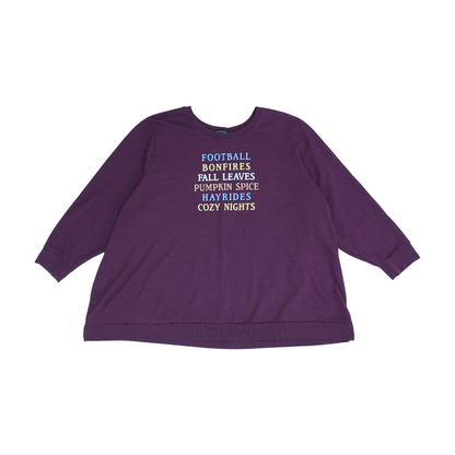 Maroon Plus Solid Sweatshirt Pullover