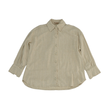 Beige Button Down