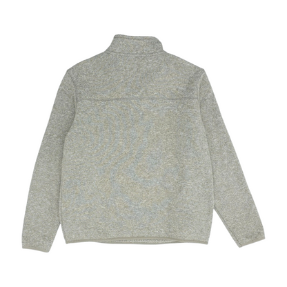 Gray Solid 1/4 Zip Pullover