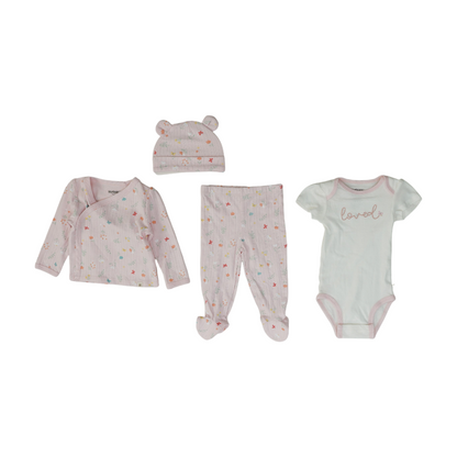 Pink Floral Long Sleeve Set